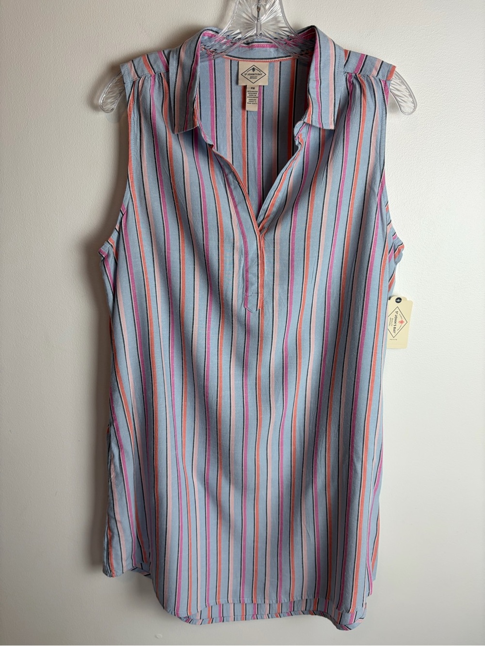 St. John's Bay Light Blue Sleeveless Dress